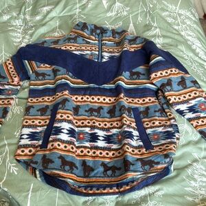 Cruel Girl Multicolor Patterned Kids Sweatshirt